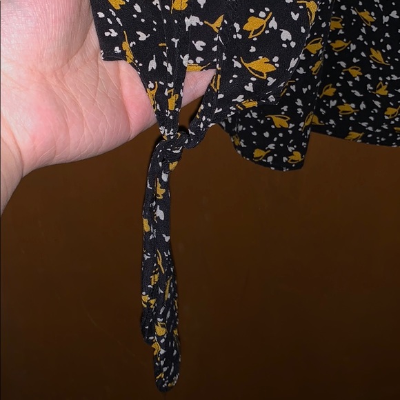 Off should Madewell printed top with tie cuffs - Picture 3 of 5
